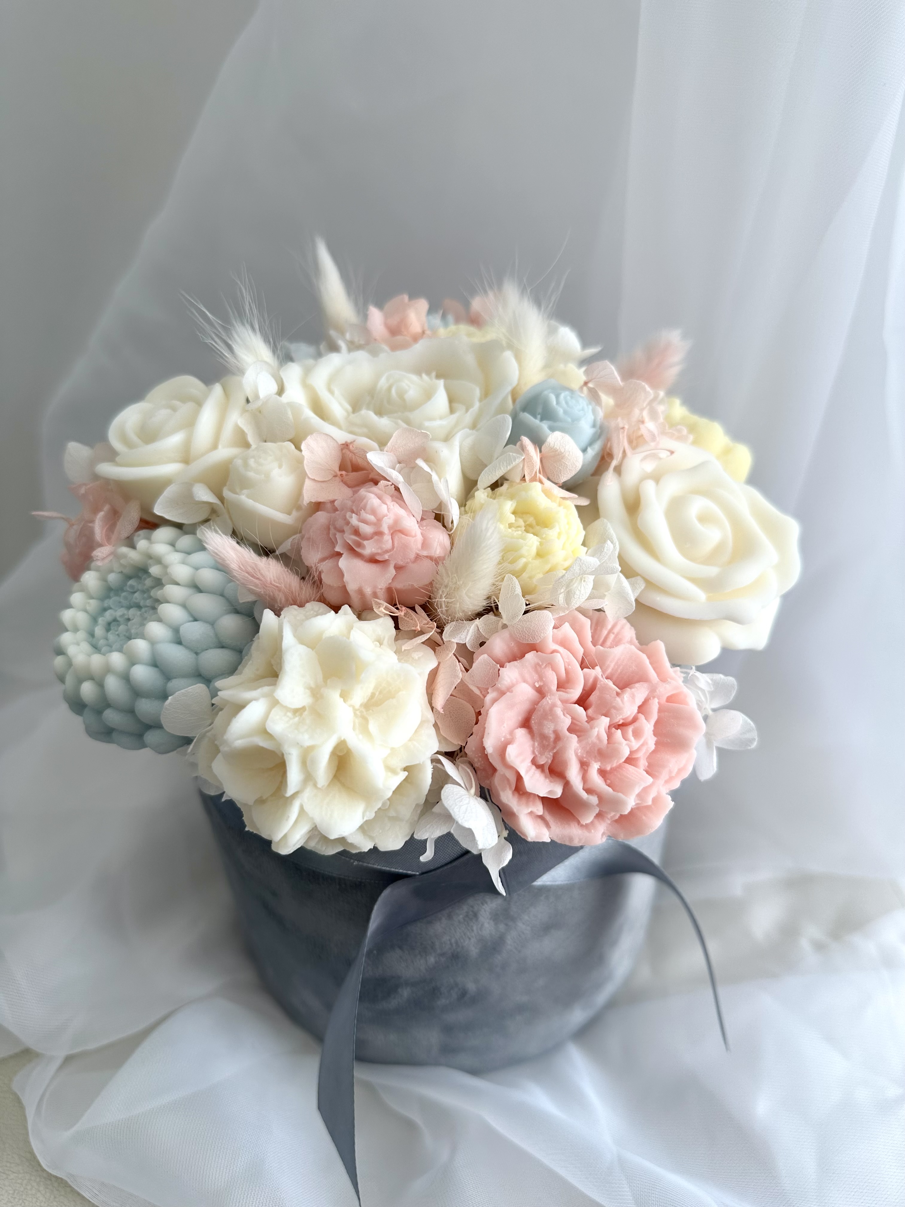 Pastelový flowerbox