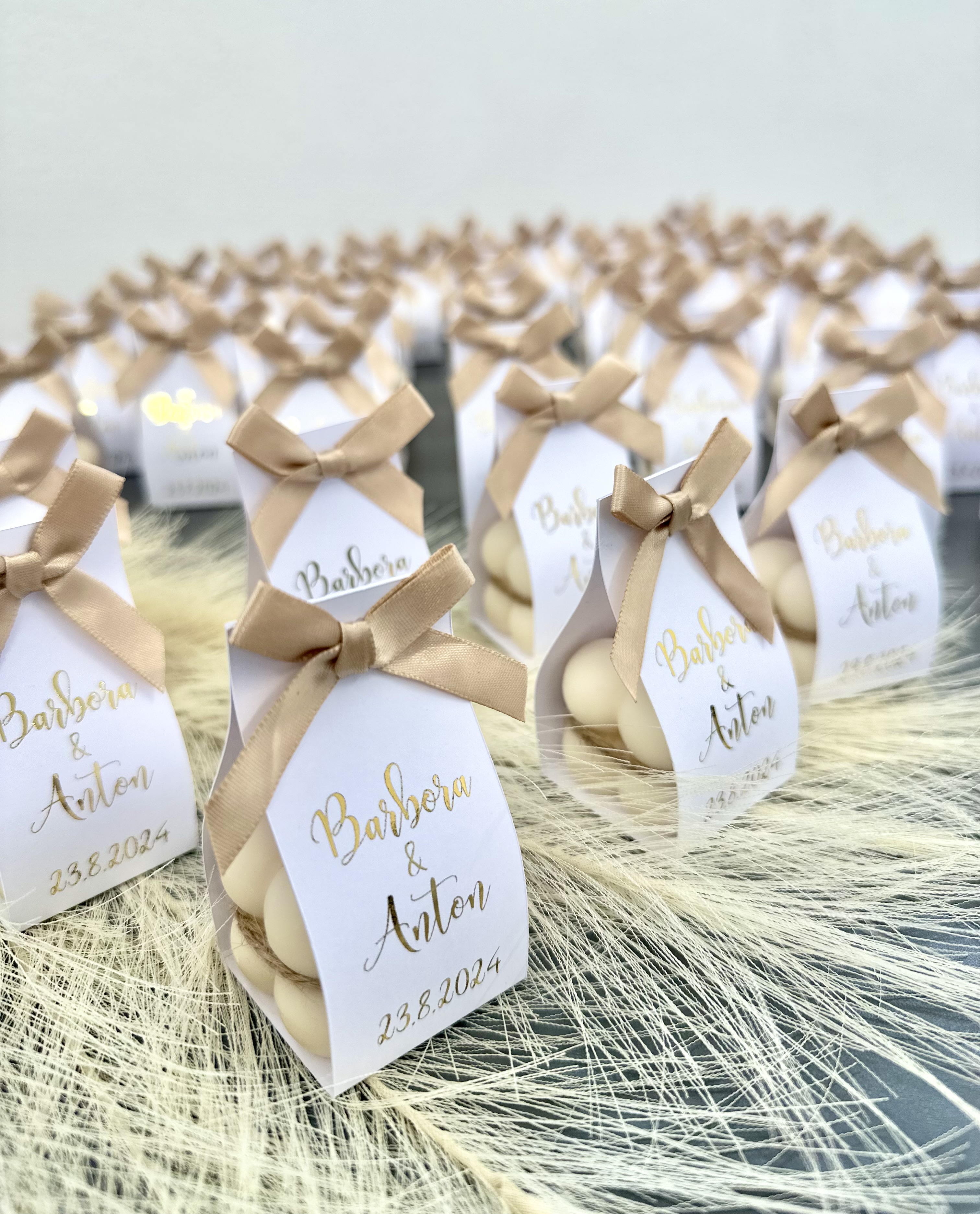 Svatební svíčky pro hosty