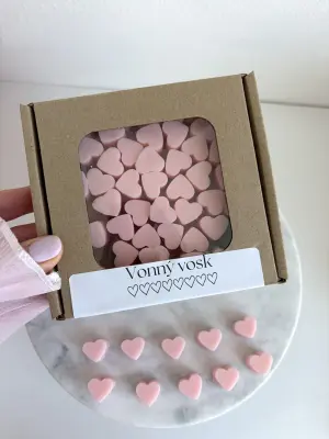 Vonný vosk Srdíčko - růžová - Image 2