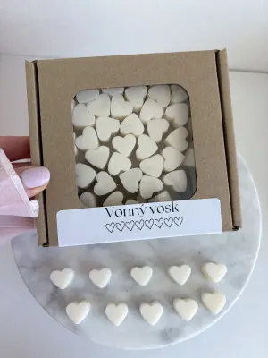 Vonný vosk Srdíčko - přírodní - Image 2