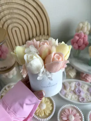 Minibox Tulip - lososová