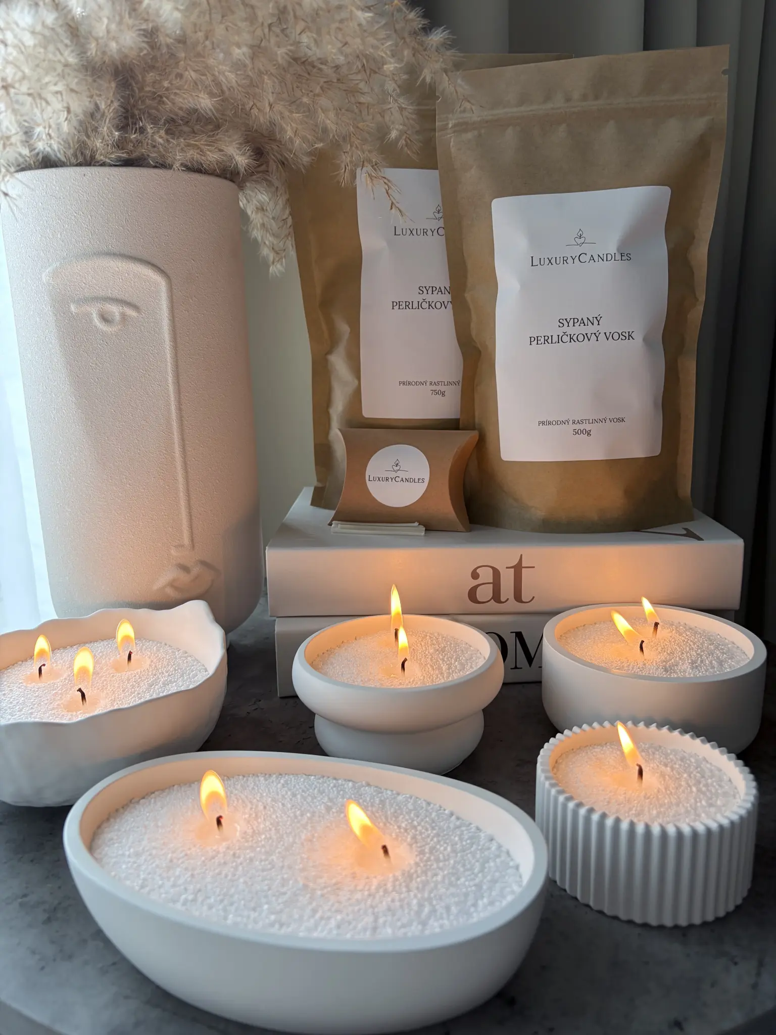 Sypané perlové vosky