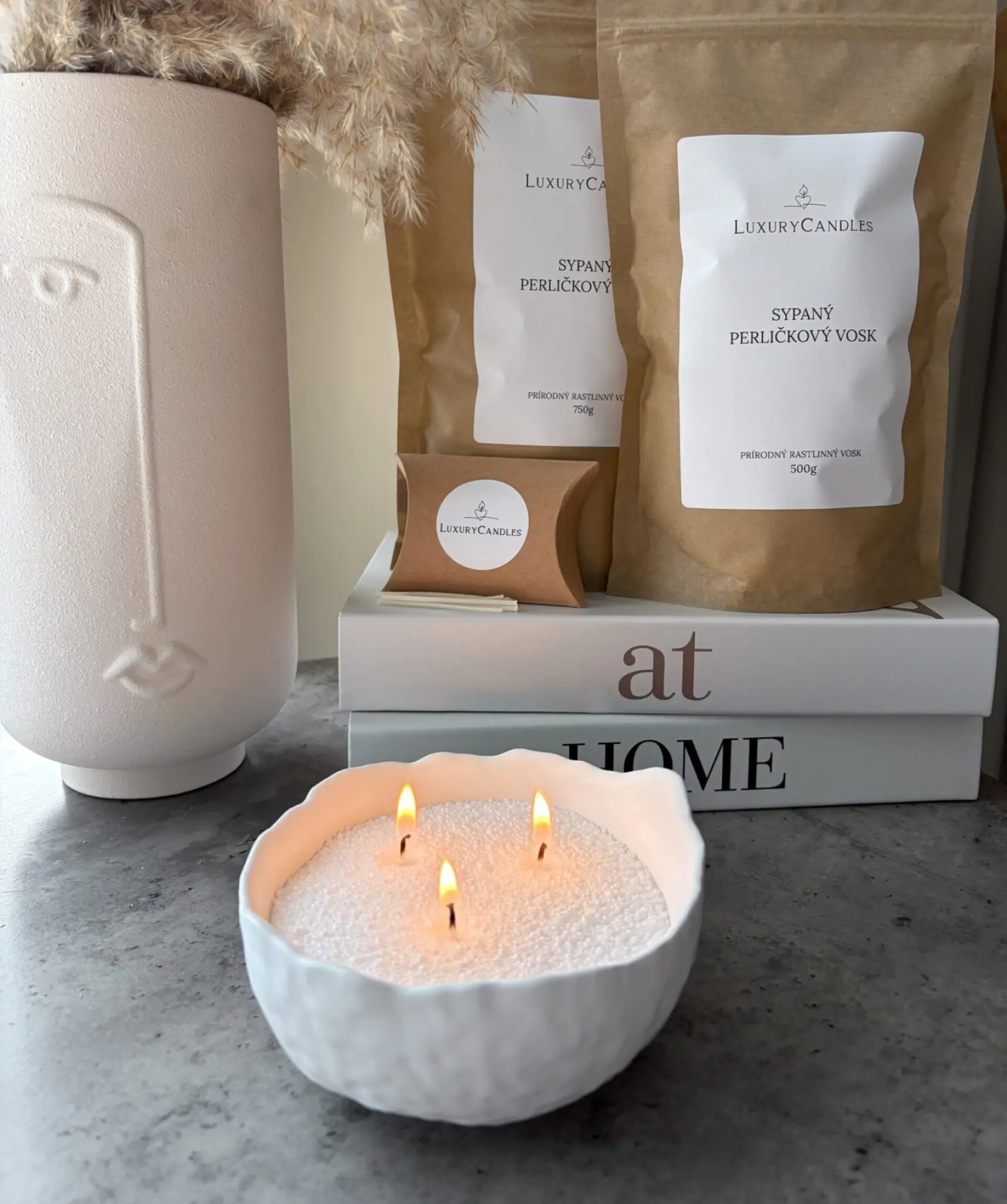 Set sypaný vosk Skořápka