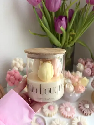 Tulipány ve skle barevný mix žlutá - Image 2