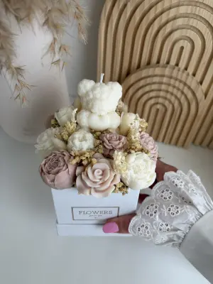 Flowerbox Teddy bílá - Image 2