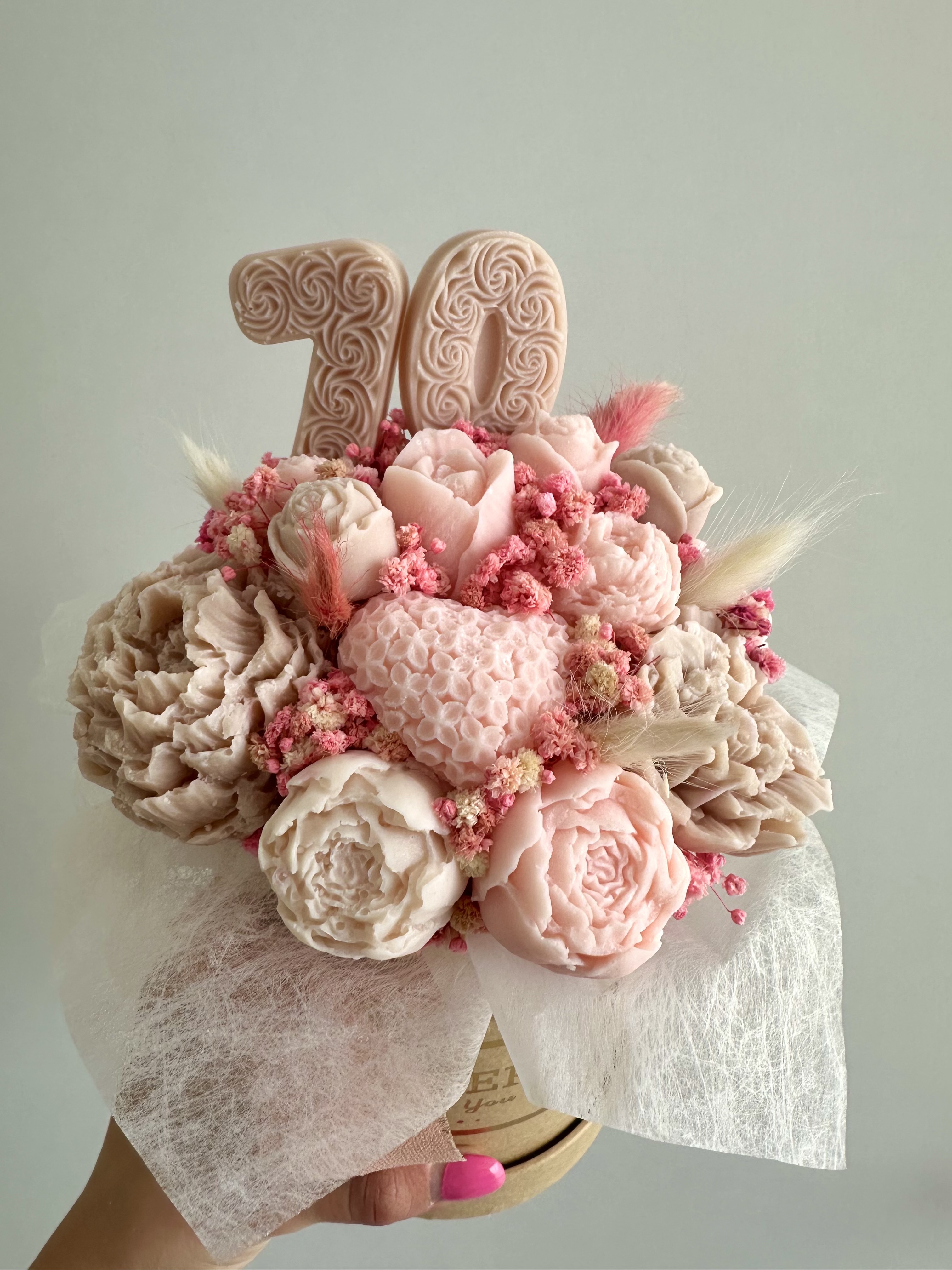 Kulaté narozeniny 70 flowerbox